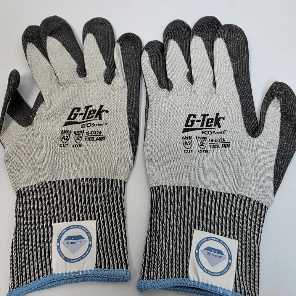 (12) Pairs PIP G-Tek 19-D324/XXL Eco Series Gloves ***READ‎ DESCRIPTION ** #911